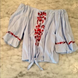 Zara off the shoulder top